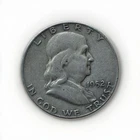 1952 USA Franklin Half Dollar, .900 Silver Coin, Beautiful Coin