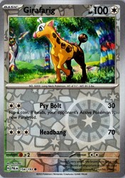 Girafarig 154/193 Paldea Evolved Reverse Holo