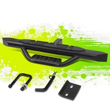 Universal Aluminum 3.75" Oval Hitch Step Bar Assembly w/Pin+Clip for 2"Receivers