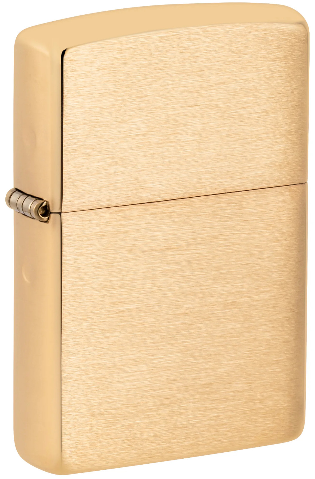 Zippo Windproof Brushed Brass Lighter,  204B, New In Box