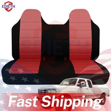 Front Bench Seat Cover For Ford F150 F250 F350 1992-1998 No Center Armrest Front Bench Seat Cover For Ford F150 F250 F350 1992-1998 No Center Armrest