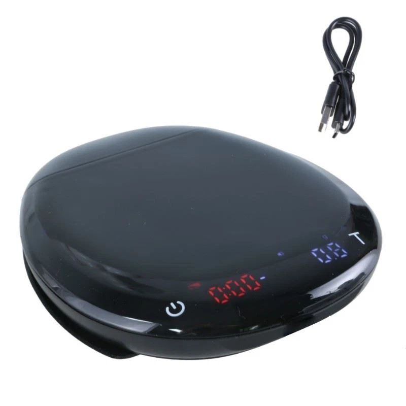 Precise Coffee Scale with Timers for Baristas and Home Use Rechargeable