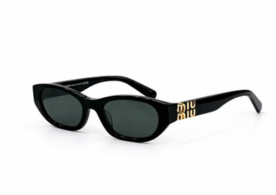Miu Miu SMU A03S Sunglasses Black/Gray With Case New