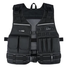 MELOTOUGH Tool Vest for Men with Belt, Adjustable Multi-Pocket Safety Tool Ve...