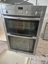Neff Built-In Electric Double Oven, Stainless Steel, Digital Display, Grill