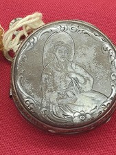 Antique Geneve Key Wind 10 Rubis Pocket Watch Ornate Engraved Case