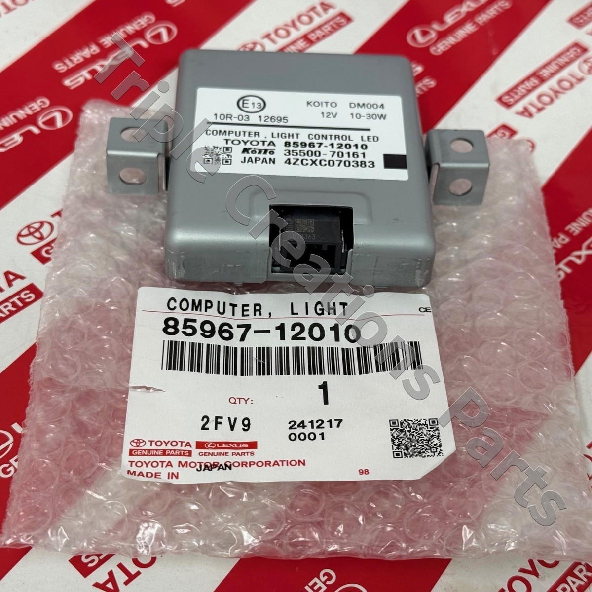 8596712010 Genuine Toyota Computer Light Control 85967-12010 OEM