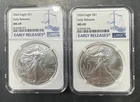 Lot of (2) One Oz. 2024 $1 U.S. Silver Eagle "Early Releases" NGC MS69 L#K15