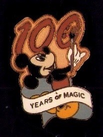 Disney Walt World Mickey Mouse 100 Years Of Magic Limited pin