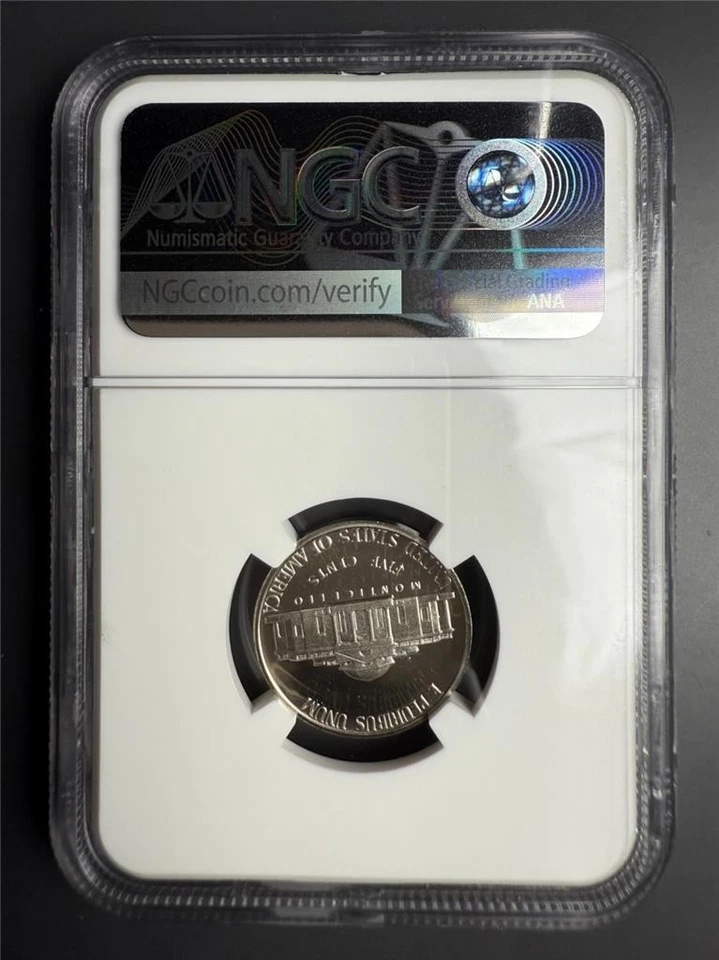 1977 S JEFFERSON NICKEL 5C PF70 ULTRA CAMEO UCAM PR70 DCAM GREAT LUSTER SKU 3880 - Image 2 of 2