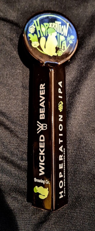 Wicked Beaver Craft Beer Tap Lot Of 4 Rare HTF Ceramic New Mint Unused Texas!!!!