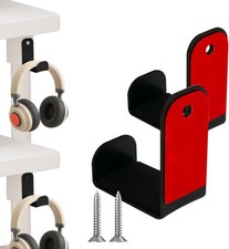 2 PCS Headphone Stand, Adhesive Headphones Holder with Rubber Basic-2 pcs