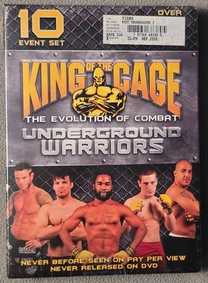 NEW- King of the Cage Underground Warriors a 5 DVD Box Set Region 1 US