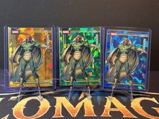 2026 Topps Chrome Sapphire Marvel Vision Gold /50 Green /99 Blue 🌈 Lot x3 #190