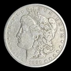 1891-O Morgan Silver Dollar, VF+