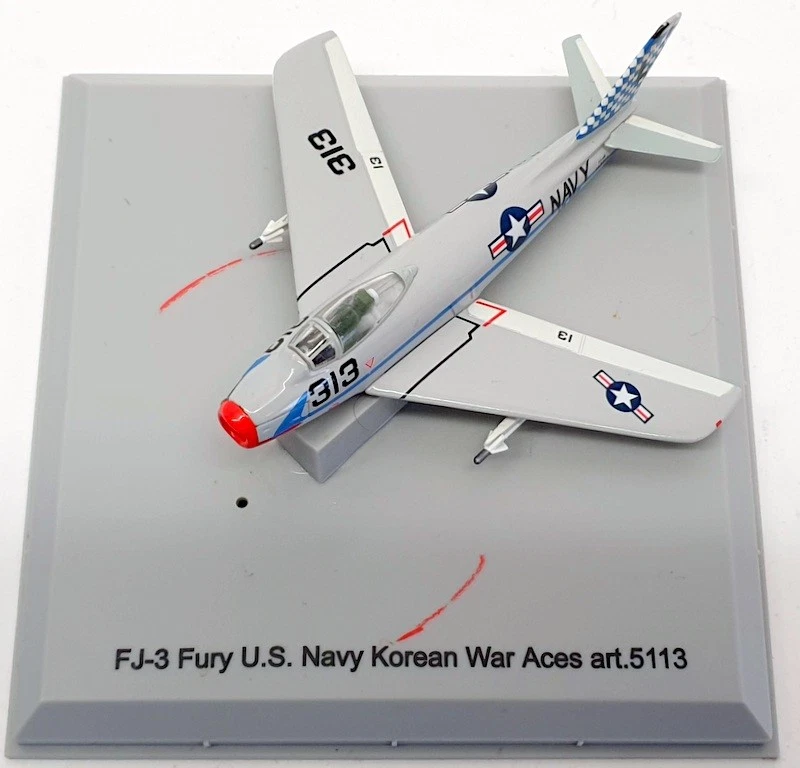 Armour escala 1/100 5113 - FJ-3 Fury ases de guerra da Coreia da Marinha dos EUA - Imagem 4 de 4