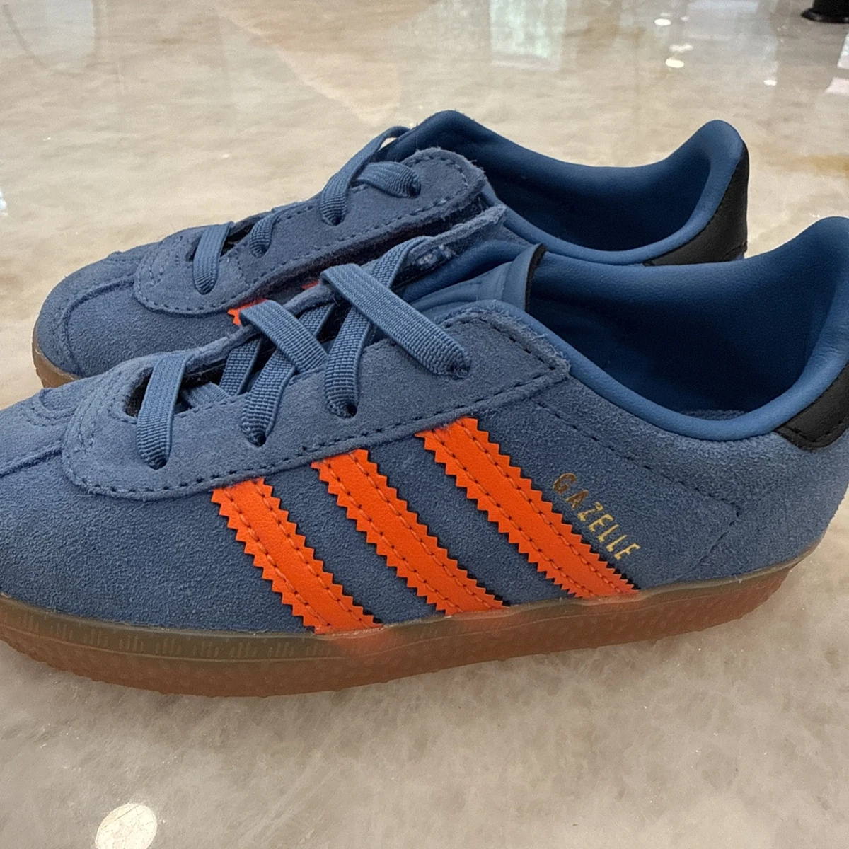 adidas gazelle silver green womens adidas Originals Gazelle Cf I Core Bl main image 1
