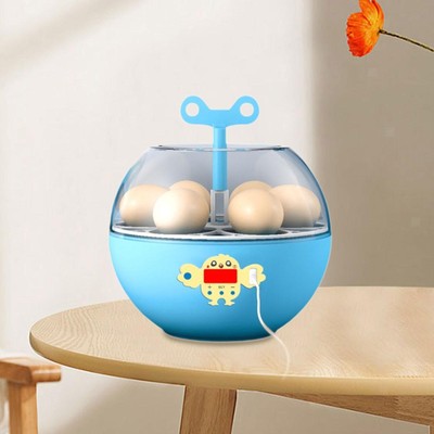 6 Eier Inkubator Mini sichtbar Huhn Hatcher für Truthahn Farm Supply Gans