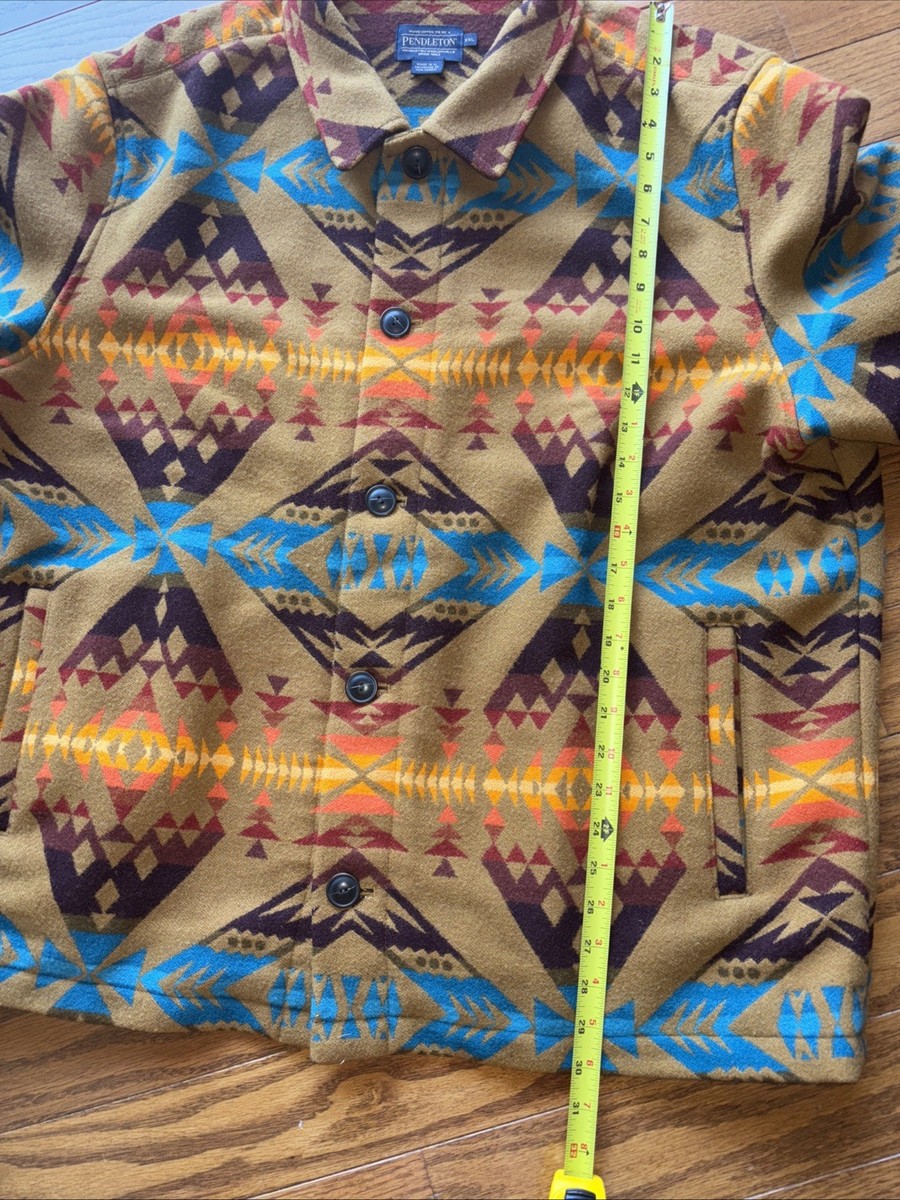 182 PENDLETON SOUTHWESTERN Diamond Peaks Navajo JACKET Blanket