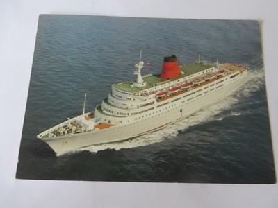 Vistafjord, Norwegian America Line. Postkarte