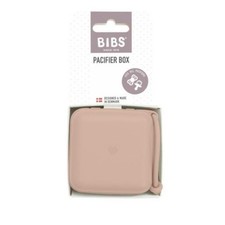 BIBS compact pacifier case blush - stores up to three pacifiers