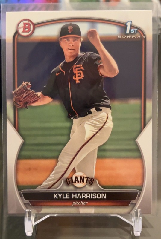 2023 Bowman Prospects KYLE HARRISON 1st Bowman San Francisco Giants Rookie RC