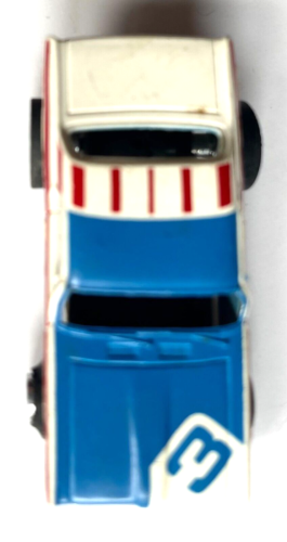 AURORA XLERATOR II RED, WHITE & BLUE MERCURY COUGAR #3 SLOT CAR FOR RESTORATION - Picture 6 of 9
