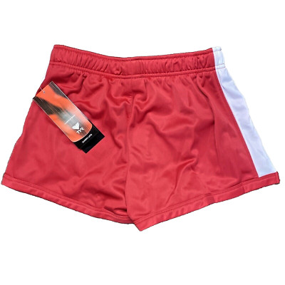 TYR Royal Warm Ups Shorts Women's Medium Active Wear Sports Workout Red