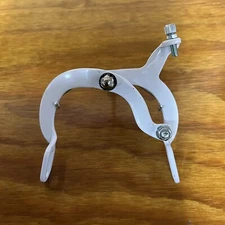 LEE CHI WHITE FRONT BRAKE FITS OLD SCHOOL ROAD BIKE BMX SCHWINN TREK & OTHERS