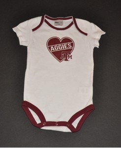 6M Texas A/&M Aggies is It Just Me Maroon Onesie
