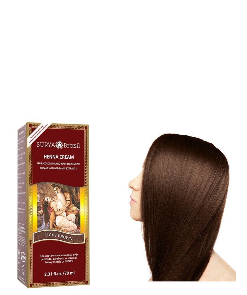Surya Nature, Inc Henna Light Brown Cream 2,31 унции крема