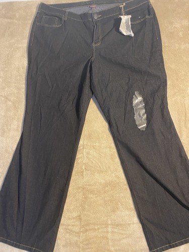 Avenue Denim Blue Women Jeans Denim Casual Bootcut Size 22A NEW - Picture 2 of 22