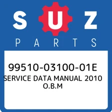 99510-03100-01E Suzuki Service data manual 2010 o.b.m 995100310001E, New Genuine