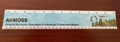 NASA ADVERTISING RULER AIRMOSS GULFSTREAM III VENTURE-1 PROGRAM AIRCRAFT