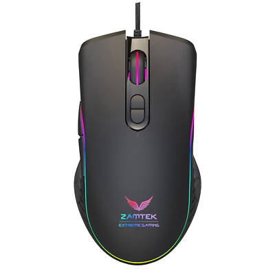 GAMING MAUS RGB LED HAWK2050 ZAMTEK FPS PROFESSIONELLE STRATEGIE