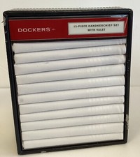 New Sealed Dockers 13 Piece Handkerchief Set With Valet