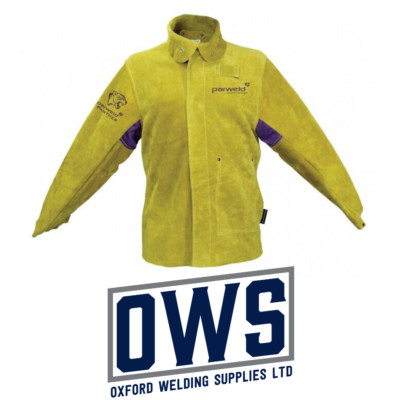 Parweld Panther Lederschweißer Jacke Schutzkleidung Schweißen P3788