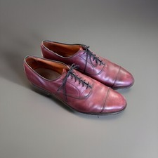 MENS ALLEN EDMONDS PARK AVENUE CAP TOE Ox Blood OXFORDS SIZE 12 D