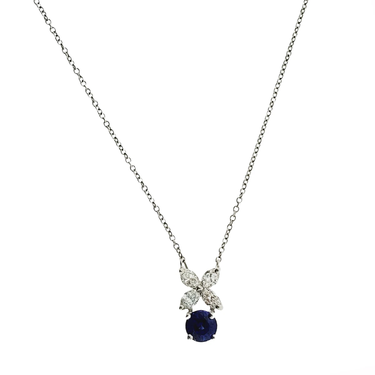 Sapphire necklace tiffany sale