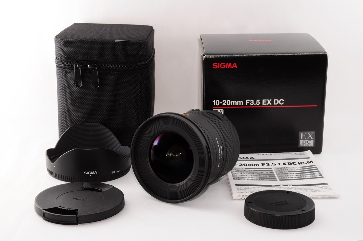 MINT In Box SIGMA EX DC HSM 10-20mm f3.5 Lens For Canon AF MINT In Box SIGMA EX DC HSM 10-20mm f3.5 Lens For Canon AF