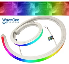 Wave One Marine | 24" Spectrum RGBW Flex Courtesy Accent Boat RV Light IP67
