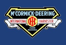 McCormick - Deering 1927 Vintage - Emblem International Harvester Sticker Decal