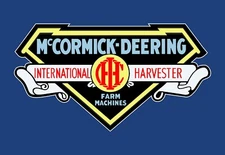 McCormick - Deering 1927 Vintage - Emblem International Harvester Sticker Decal