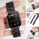 For Apple Watch Series 10 9 8 7 6 5 4 Ultra Splash Ink Design Adjustable Strap