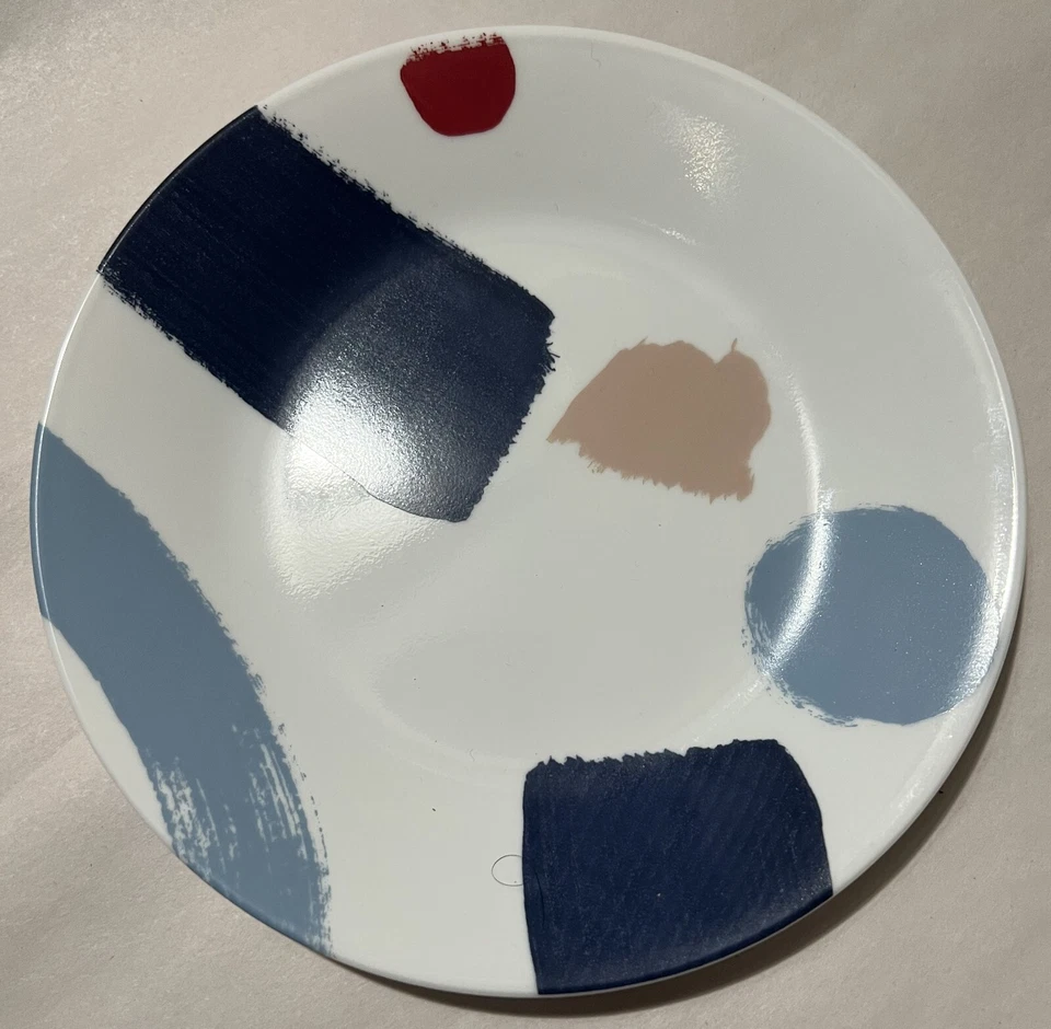 Placas de aperitivo resistentes a astillas Corelle, 6 piezas, salpicaduras vívidas Foto 4 de 4