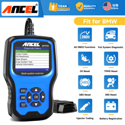 Ancel BM700 Fit For BMW Full System OBD2 Diagnostic Scanner ABS SRS EPB CBS TPMS