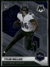 2021 Panini Mosaic #326 Tylan Wallace Baltimore Ravens Rookie Football Card. rookie card picture
