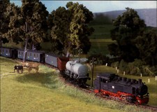 Model Railway Postcard Railway Postcard Freight Train in Thumer Narrow Gauge Network