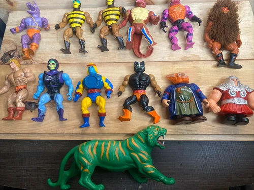 Vintage He-Man  11980s Masters of the Universe MOTU Action Figures - Lot Of 13