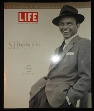 REMEMBERING SINATRA LIFE PAPERBACK USED OL BLUE EYES A COMMEMORATIVE TRIBUTE